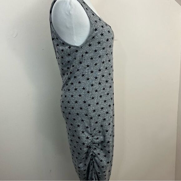 Monrow Gray Star Print Midi Dress - Picture 4 of 9